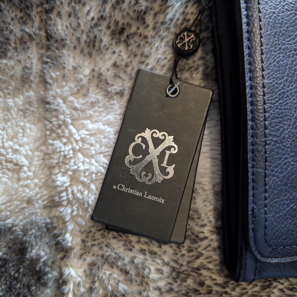 Christian Lacroix Blue Crossbody Bag